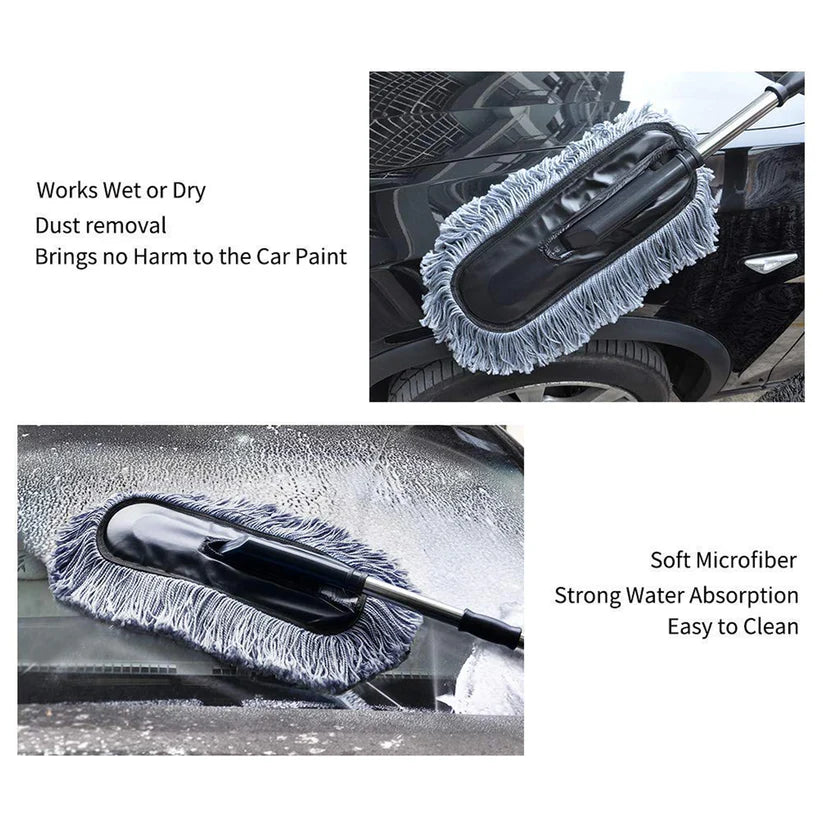 Car Dust Brush  Gentle And Efficient Cleaning Tool For Interior And Exterior (1 Pc)