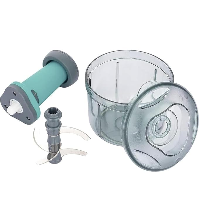 Push choper Push N chop Hand press vegetable Chopper with Easy push and close