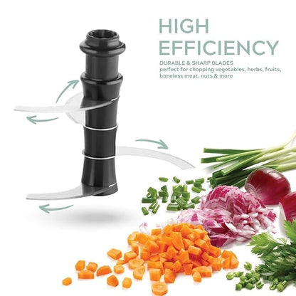 Push choper Push N chop Hand press vegetable Chopper with Easy push and close
