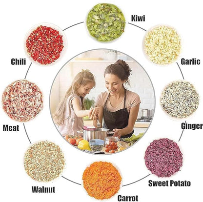 Push choper Push N chop Hand press vegetable Chopper with Easy push and close